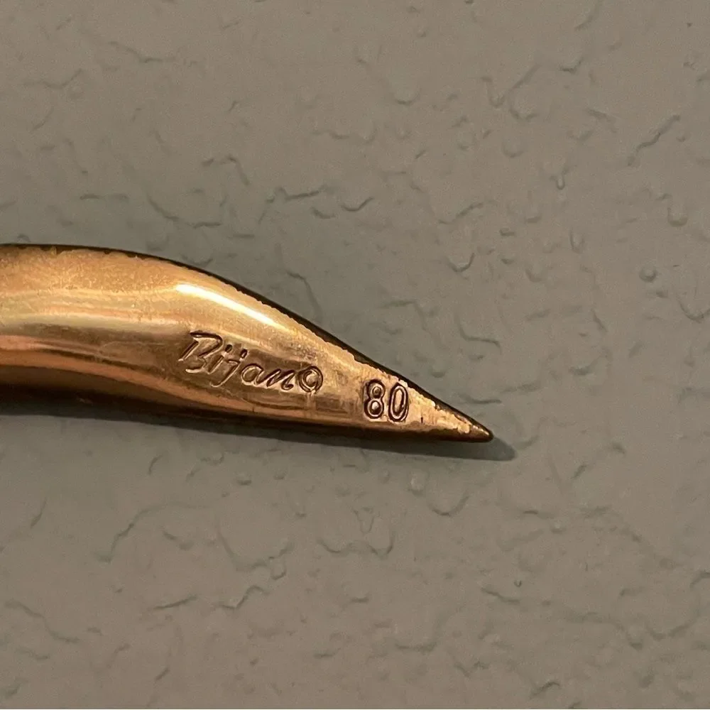 ♥️ BIJAN SIGNED~SEAGULLS~BIRD BRASS METAL ART WALL SCULPTURE~JERE MID CENTURY